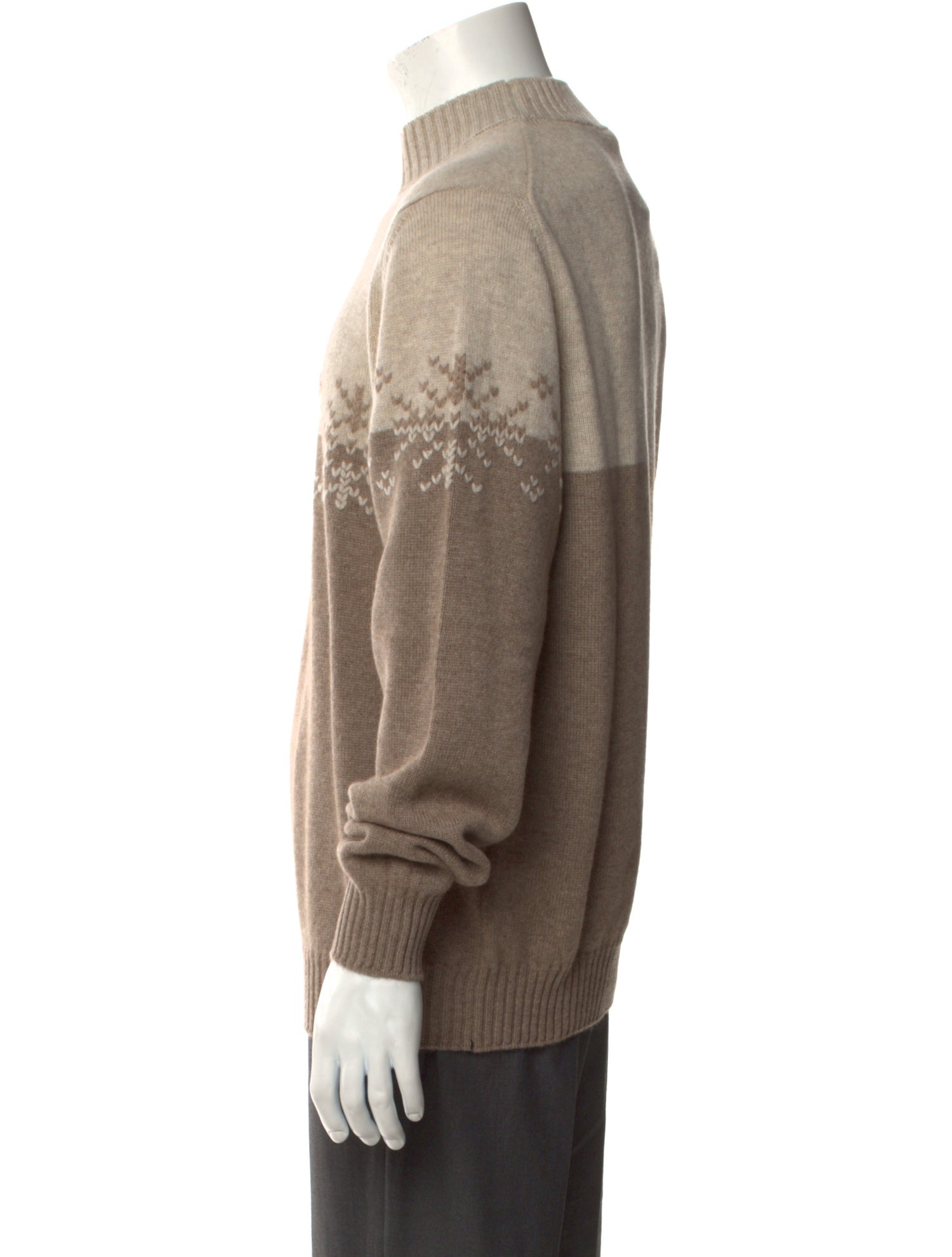 Fioroni Cashmere Printed Pullover w/ Tags