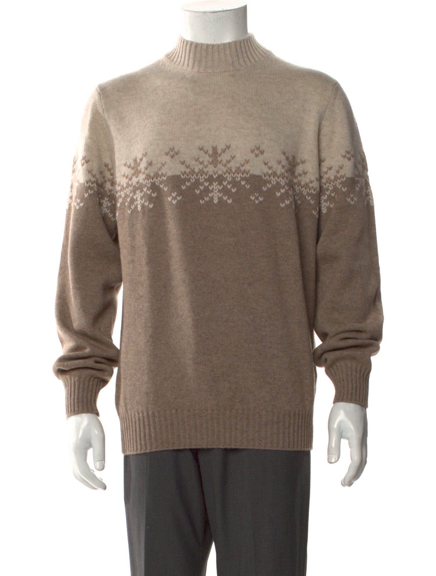 Fioroni Cashmere Printed Pullover w/ Tags