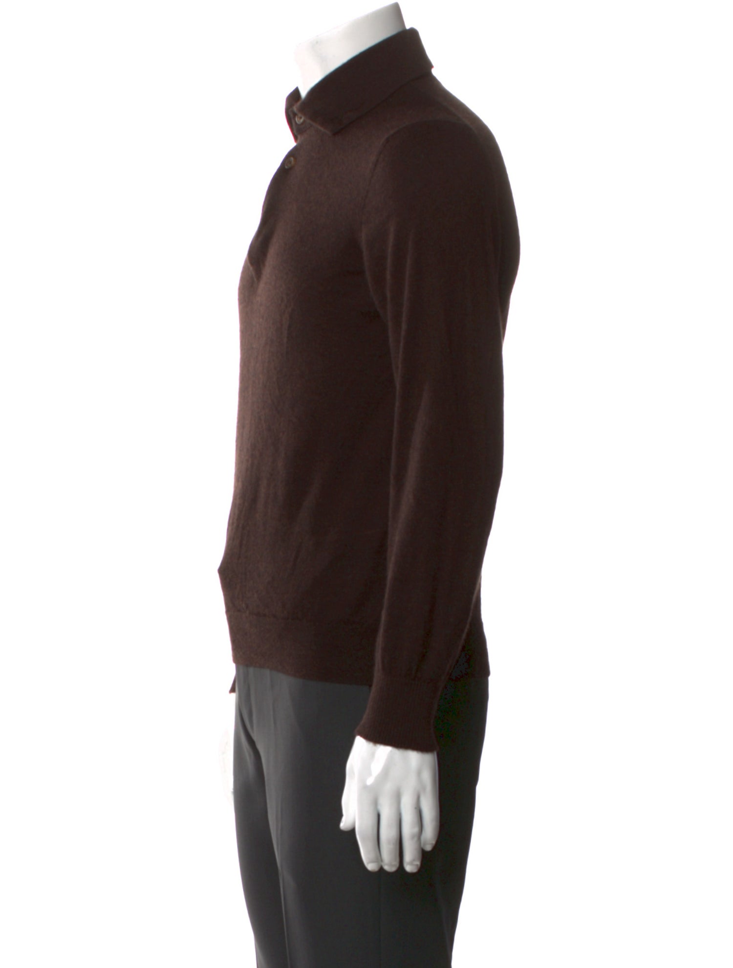 Fioroni Cashmere Crew Neck Polo Shirt