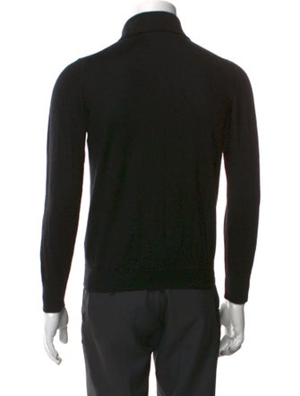 Fioroni Cashmere V-Neck Polo Shirt