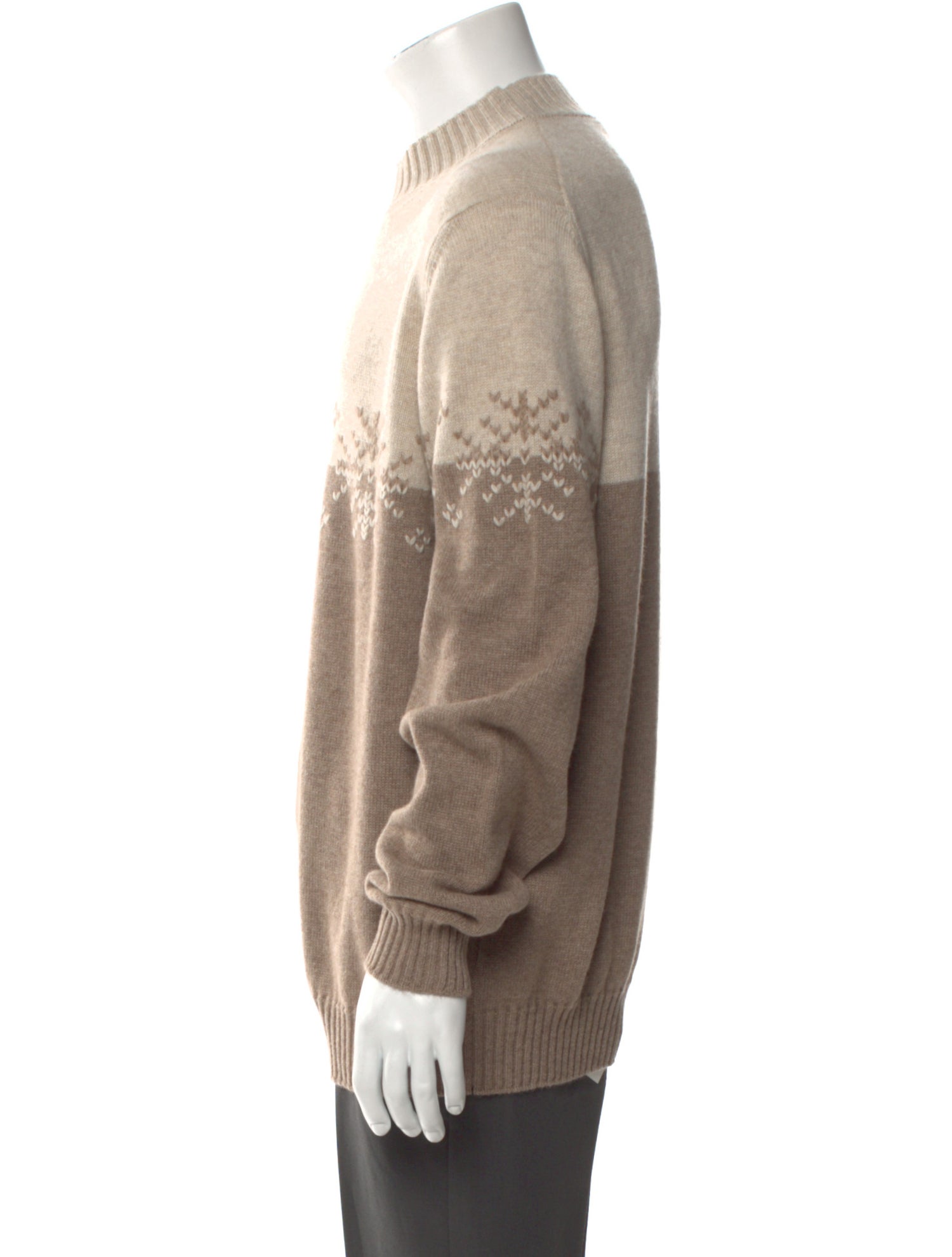 Fioroni Cashmere Printed Pullover w/ Tags