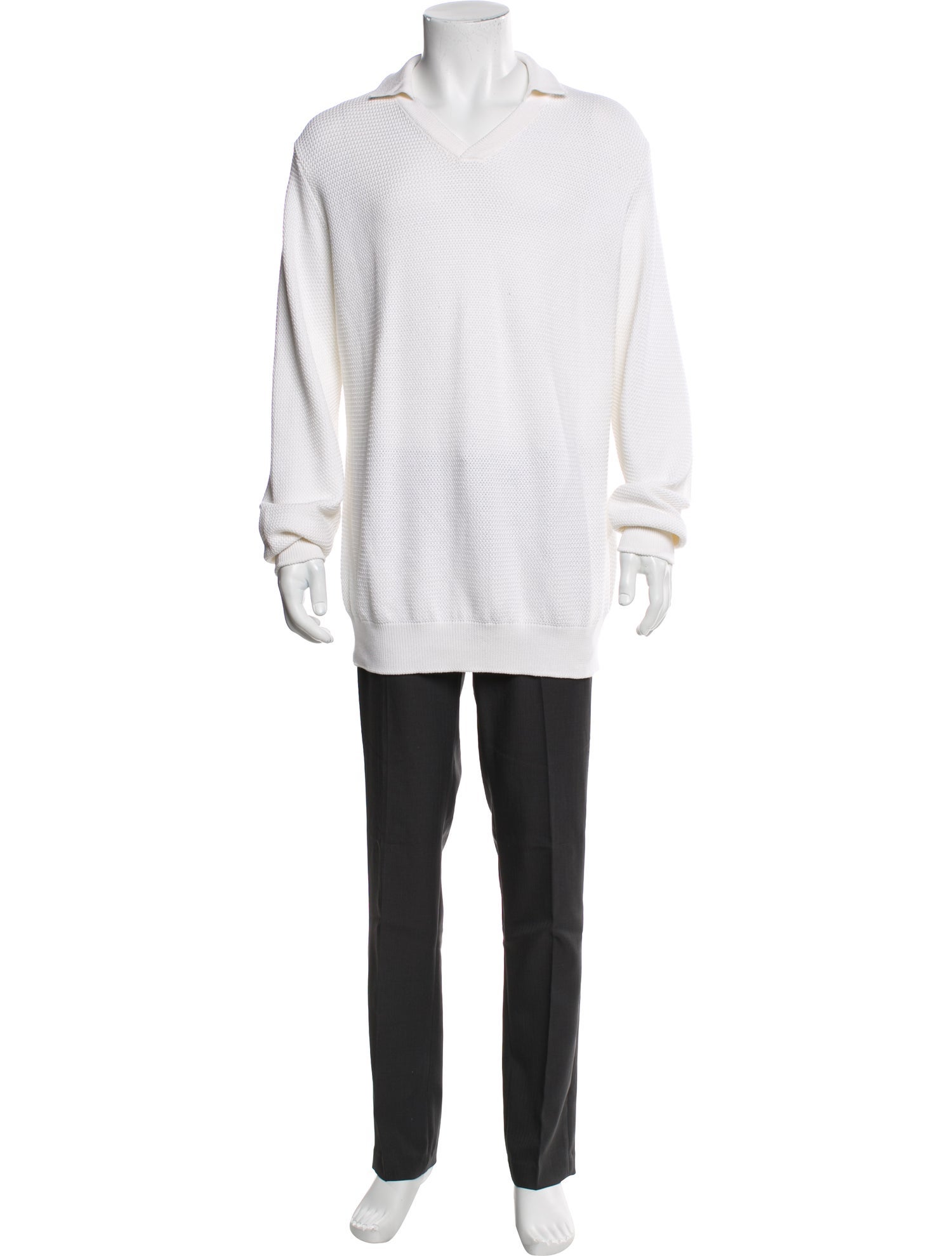 Fioroni Collar Long Sleeve Pullover
