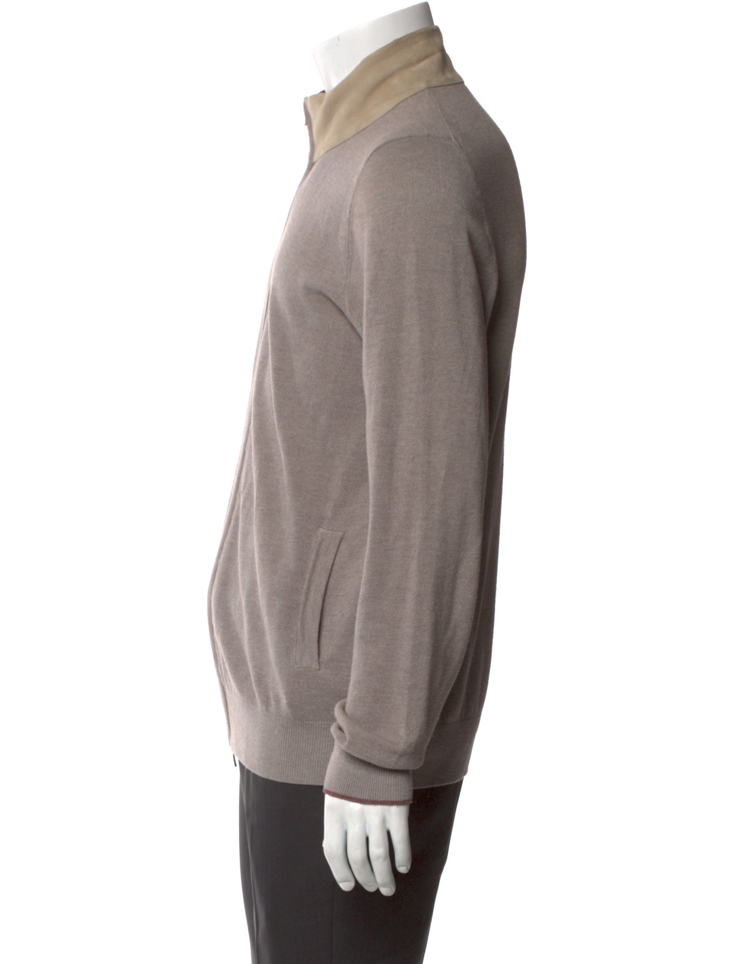 Fioroni Mock Neck Long Sleeve Cardigan