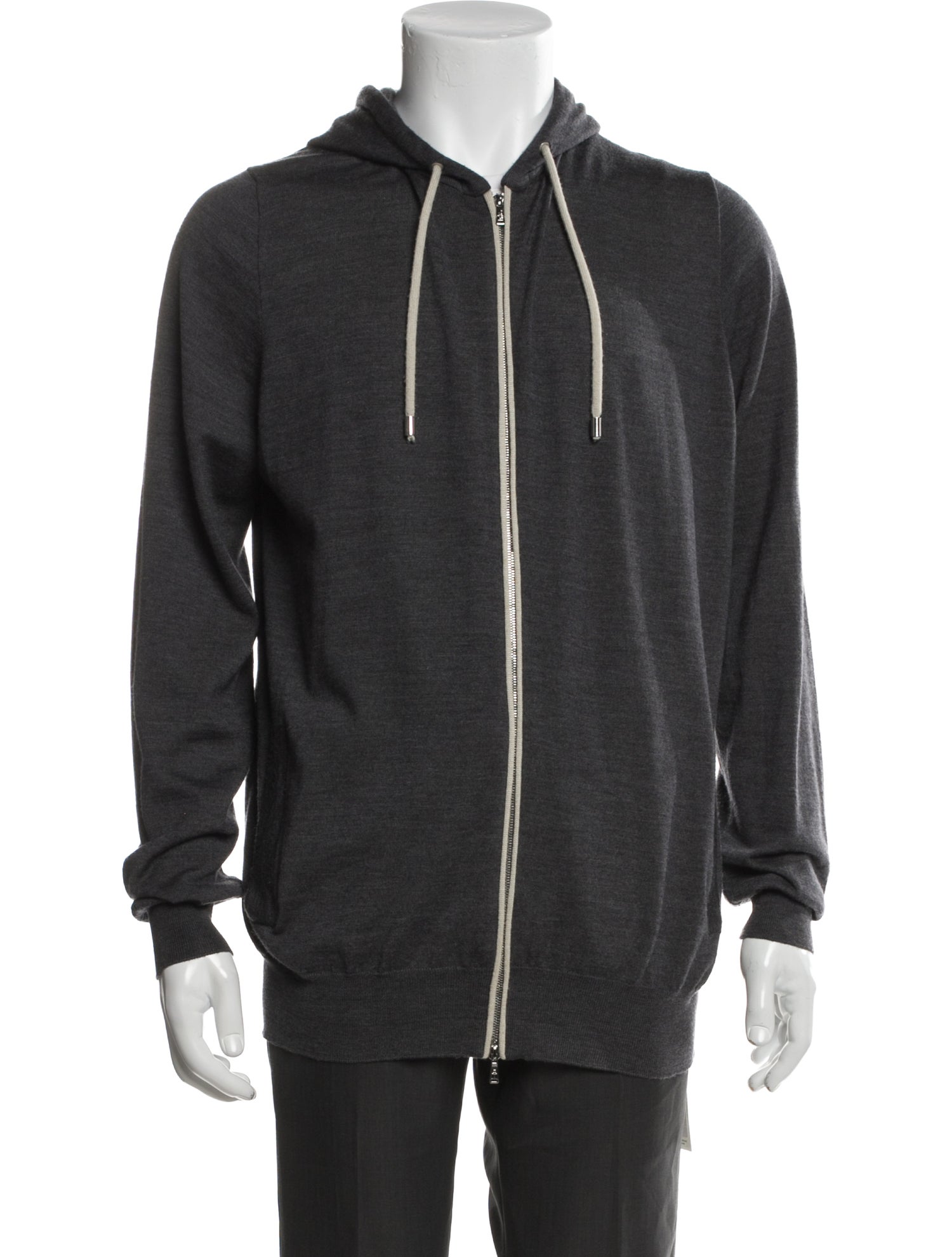 Fioroni Wool Mock Neck Cardigan