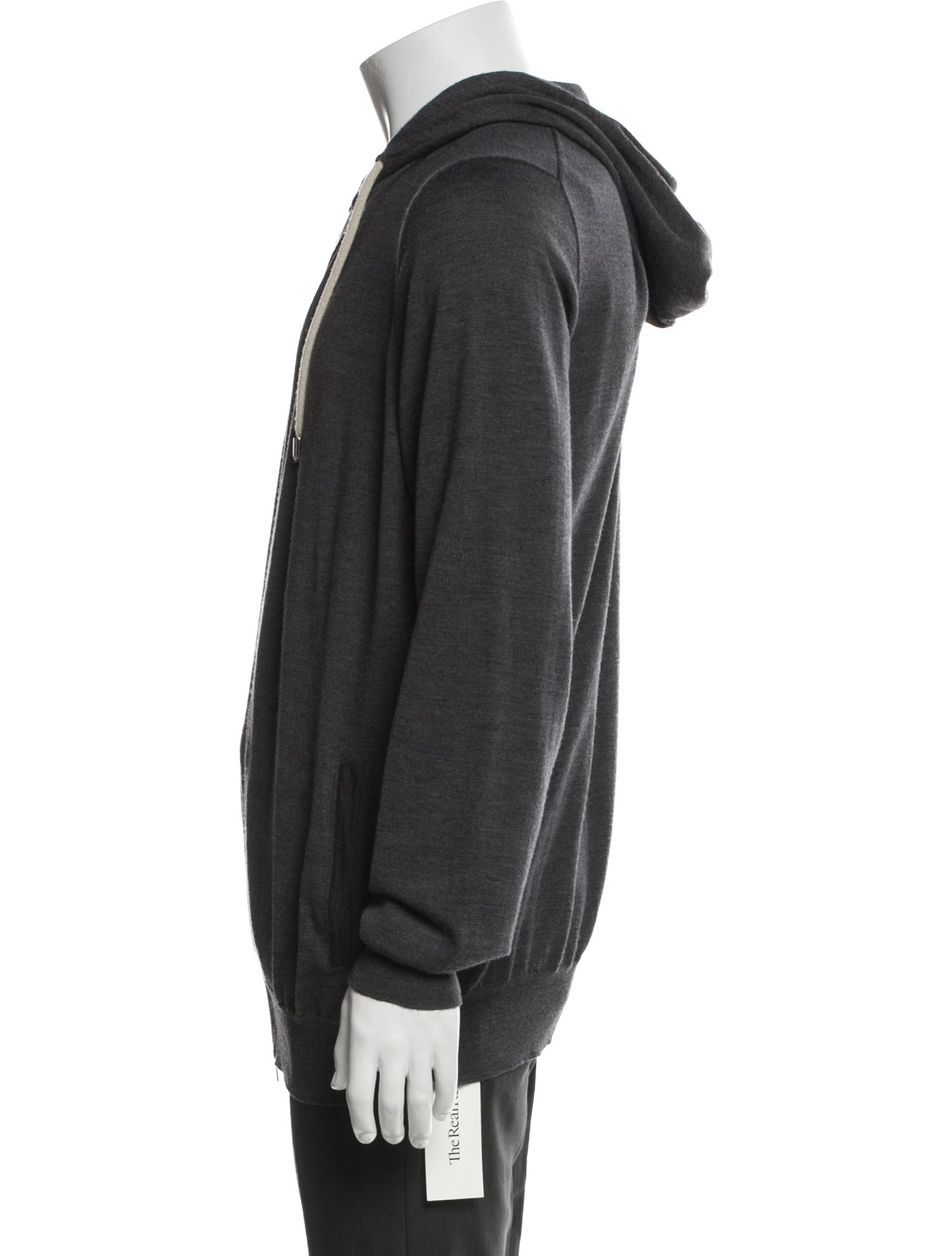 Fioroni Wool Mock Neck Cardigan