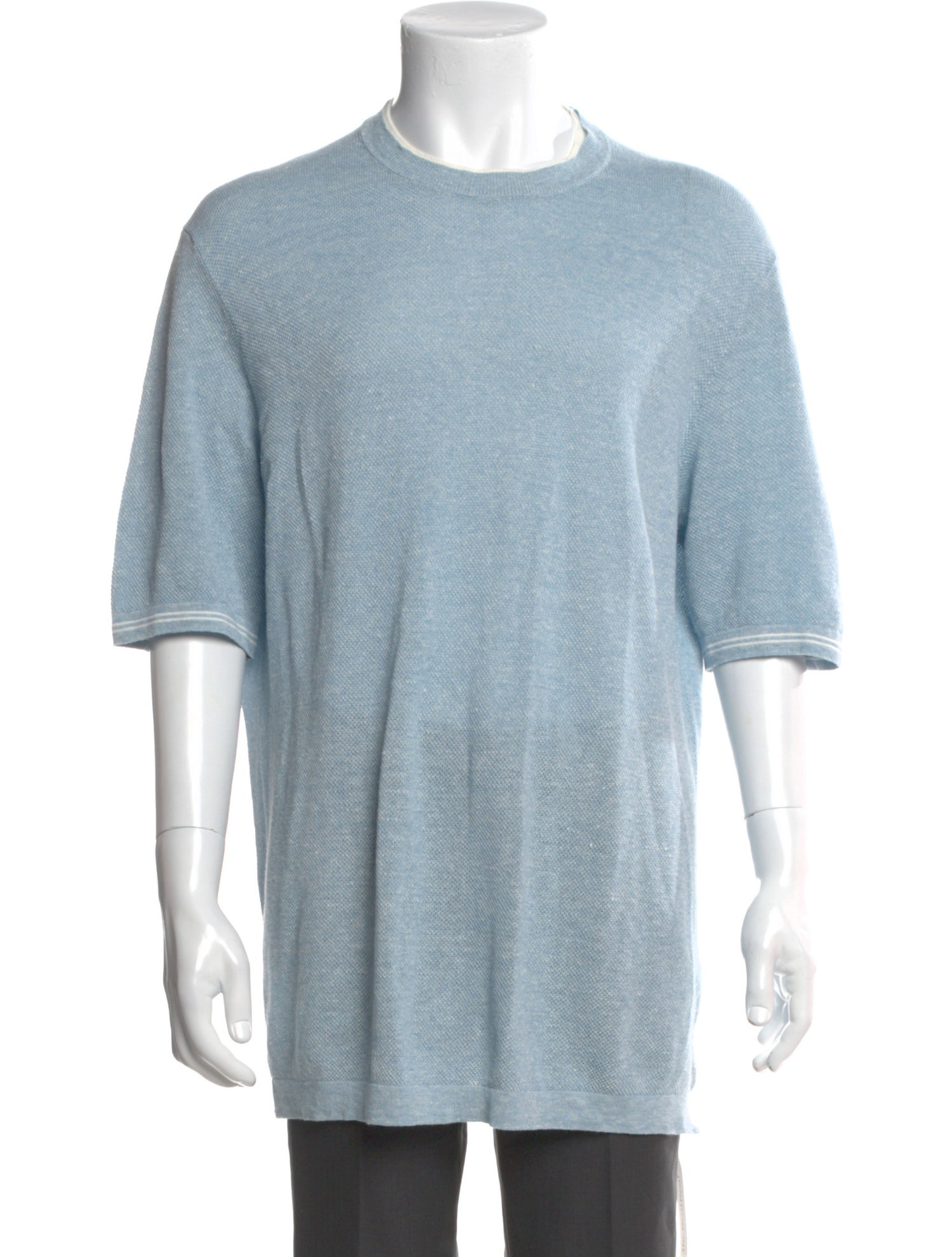 Fioroni Linen Crew Neck T-Shirt
