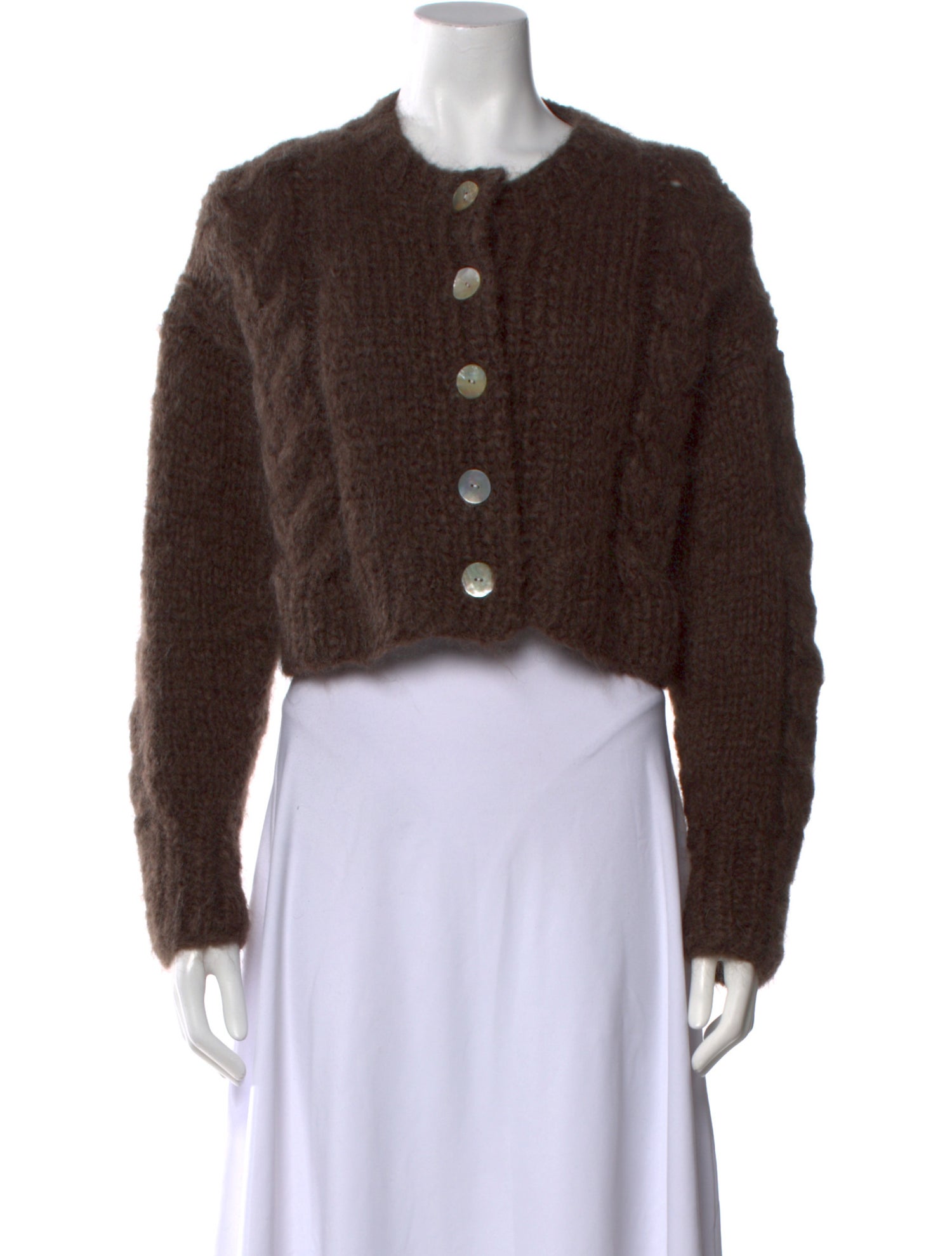 Frisson Knits Mohair Crew Neck Sweater