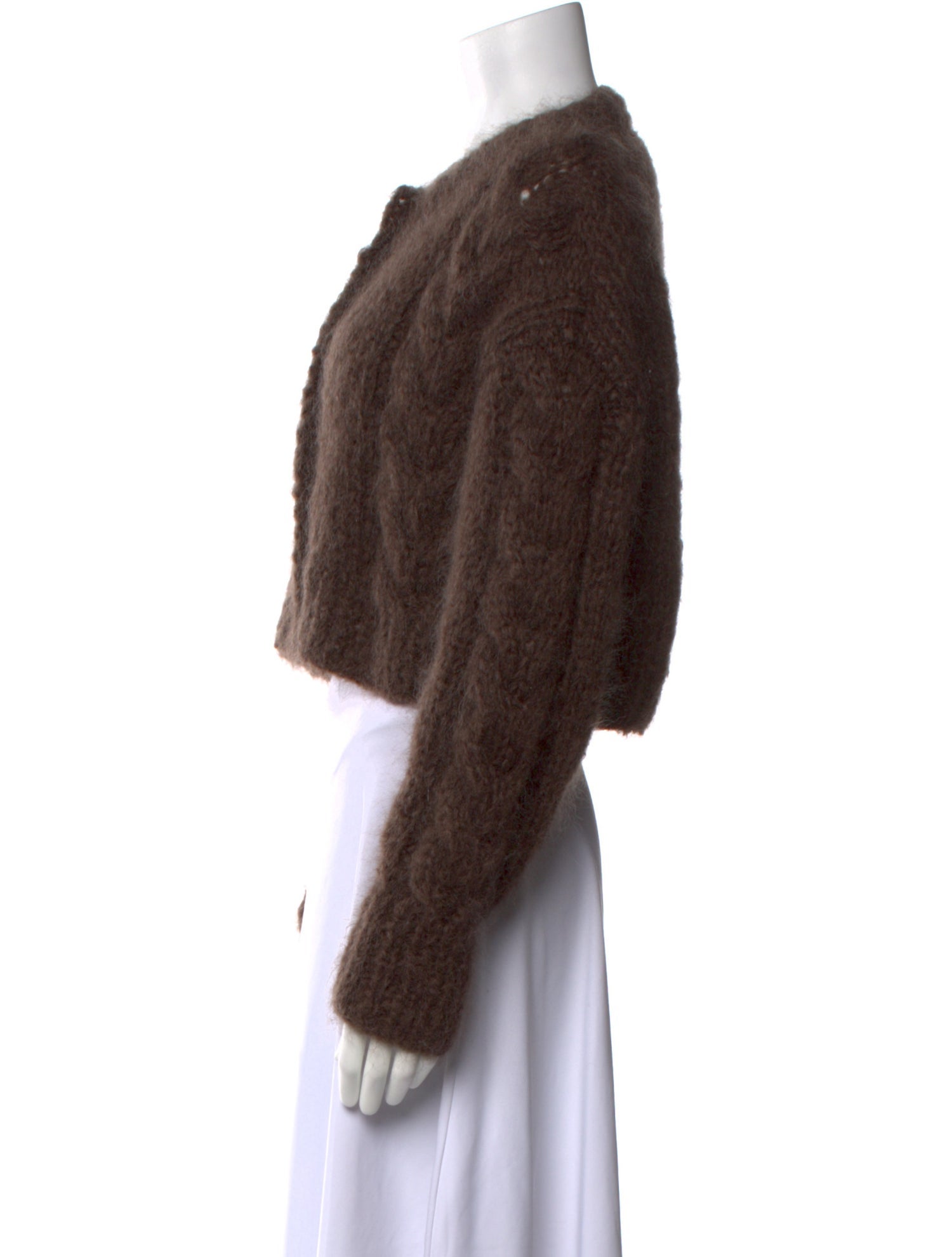 Frisson Knits Mohair Crew Neck Sweater