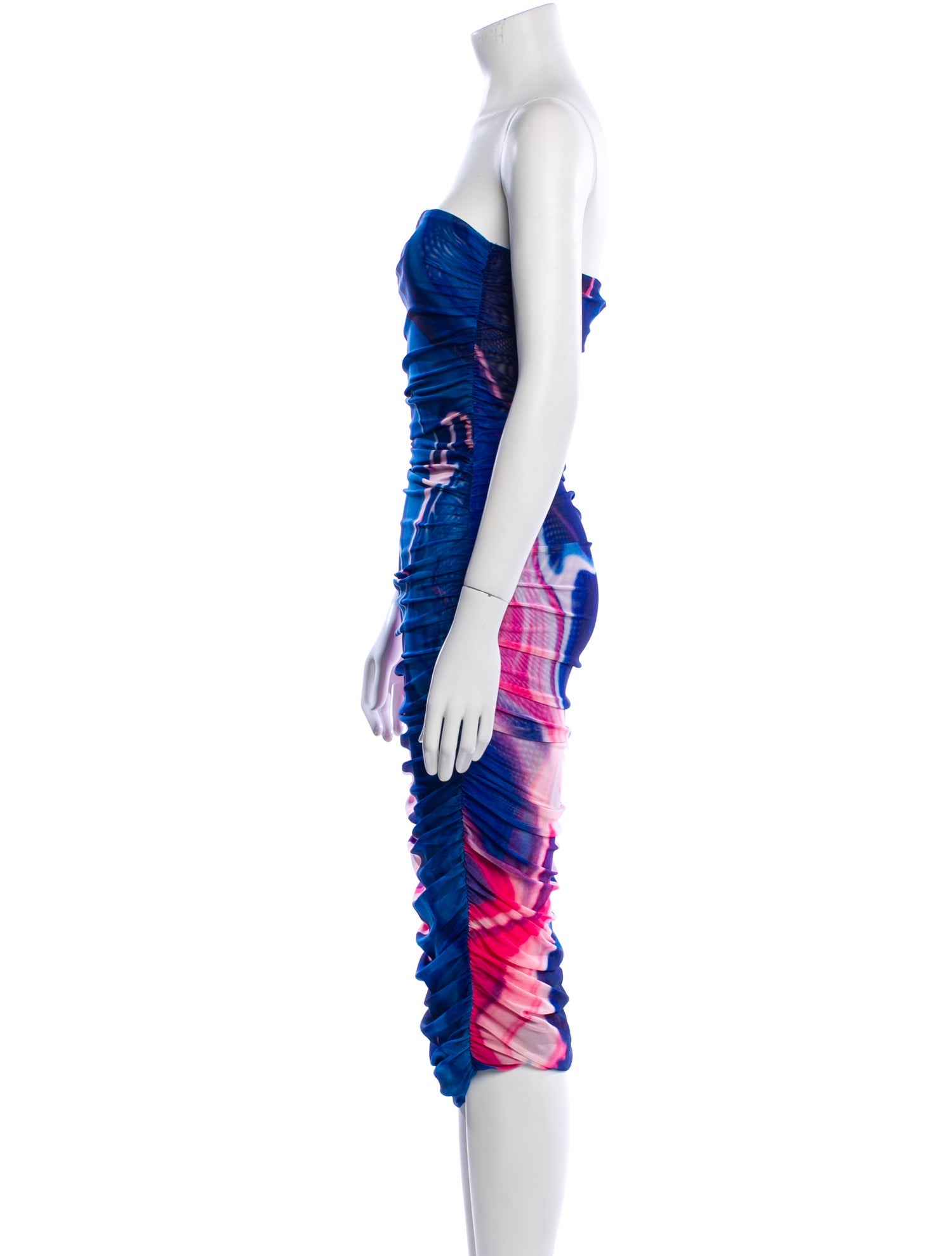 Farai London Printed Knee-Length Dress