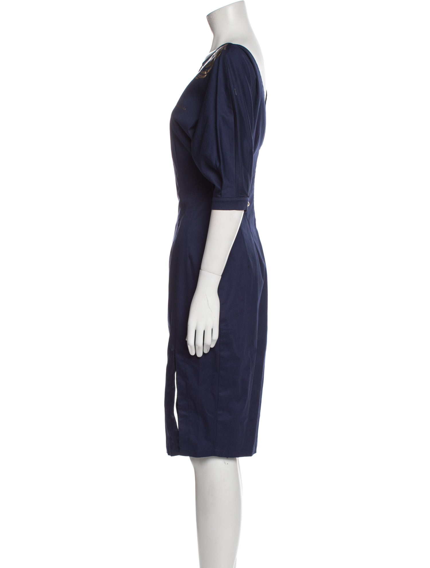 Frankie Morello Bateau Neckline Knee-Length Dress w/ Tags