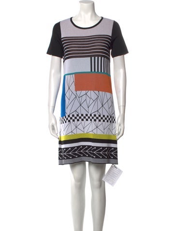Frankie Morello Dresses Striped Mini Dress XS