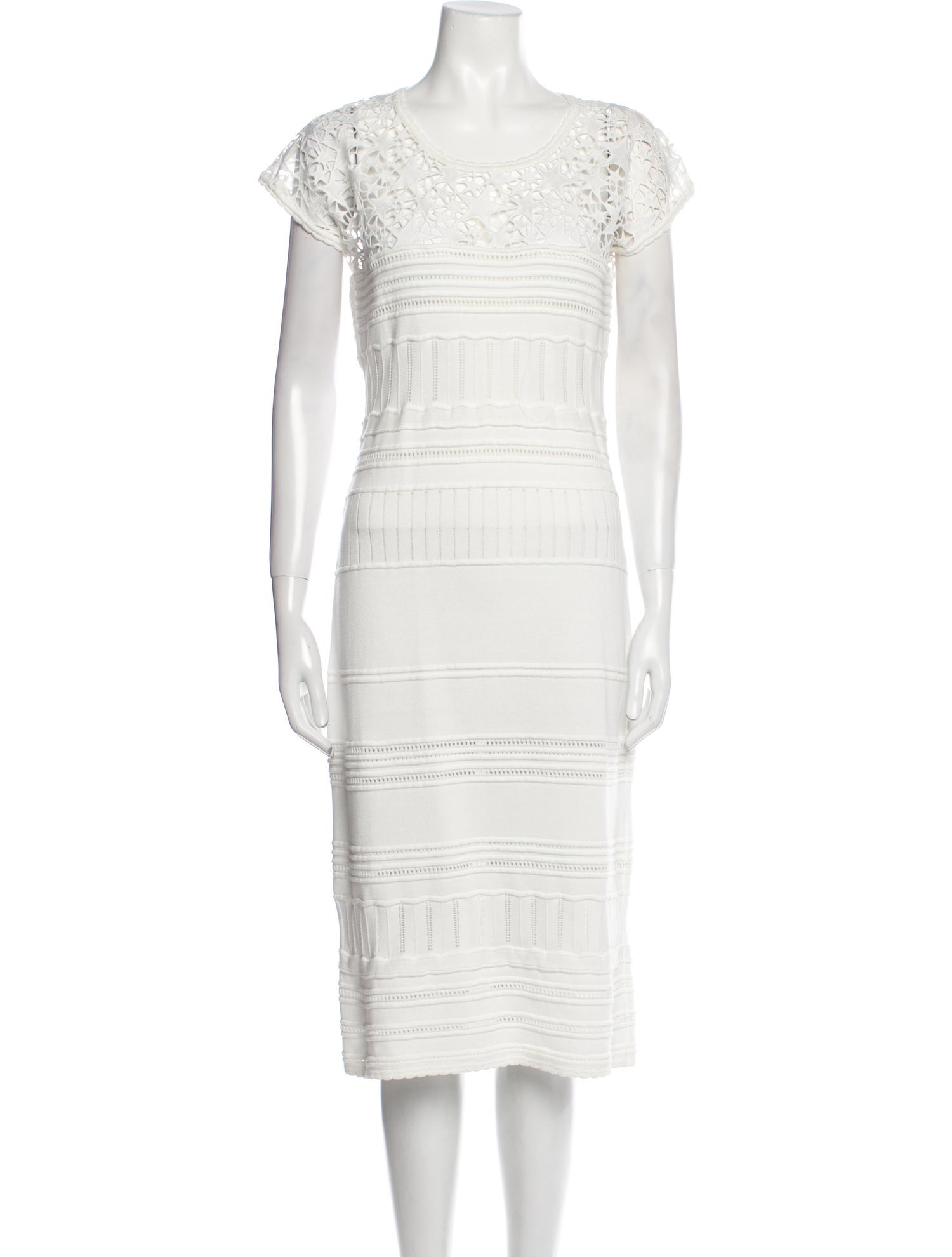 Frankie Morello Scoop Neck Midi Length Dress w/ Tags