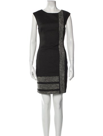 Frankie Morello Dresses Bateau Neckline Mini Dress XXS