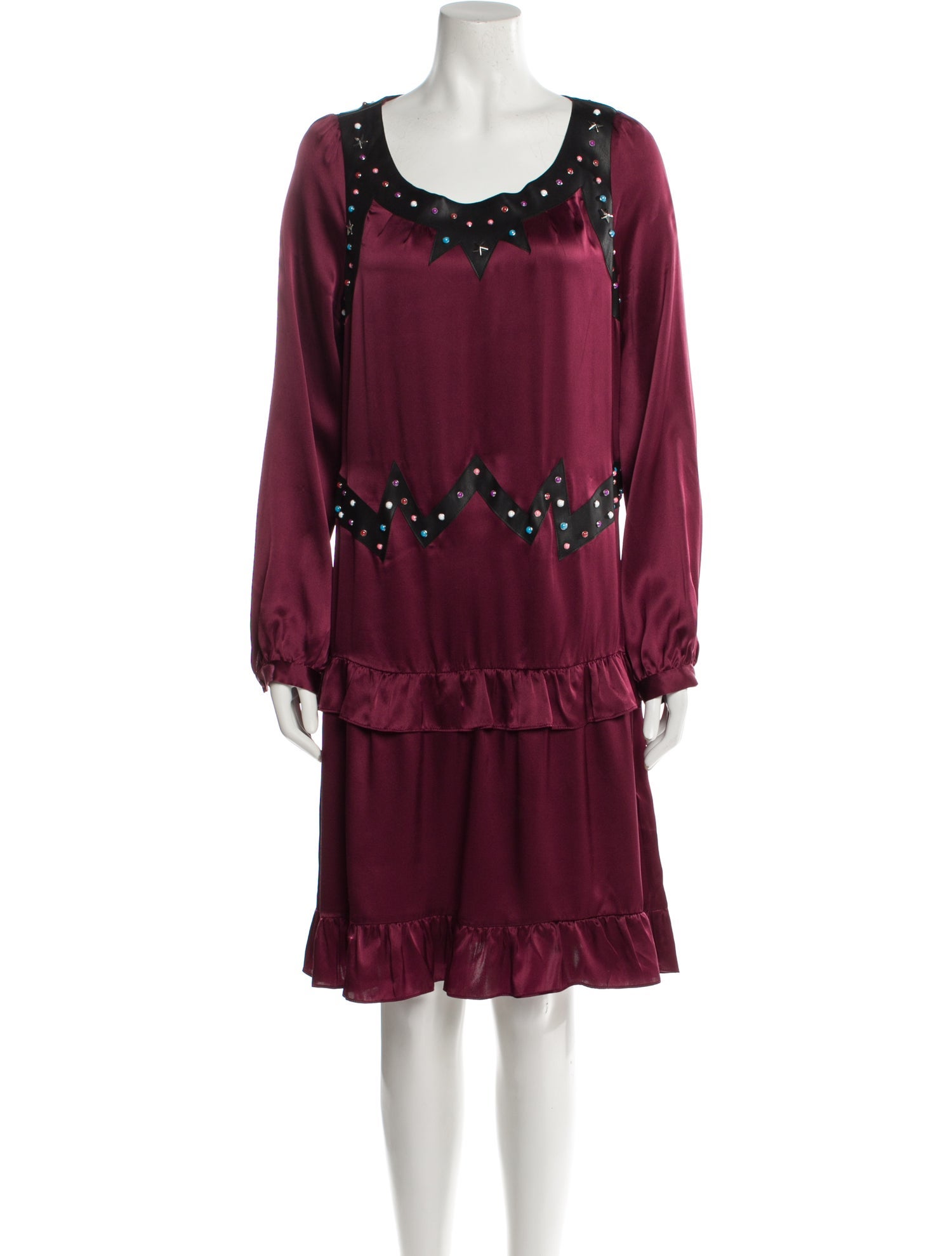 Frankie Morello Silk Knee-Length Dress w/ Tags