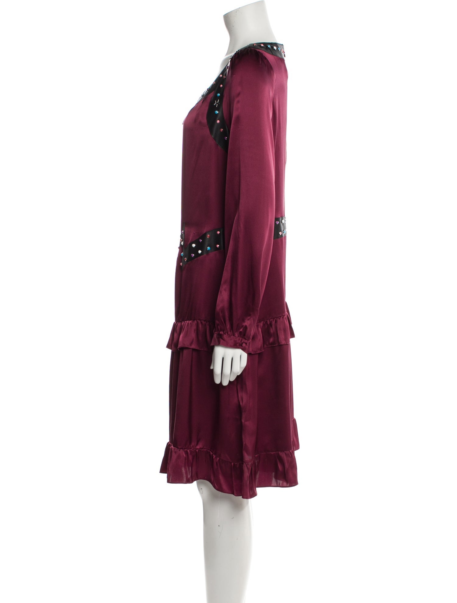 Frankie Morello Silk Knee-Length Dress w/ Tags