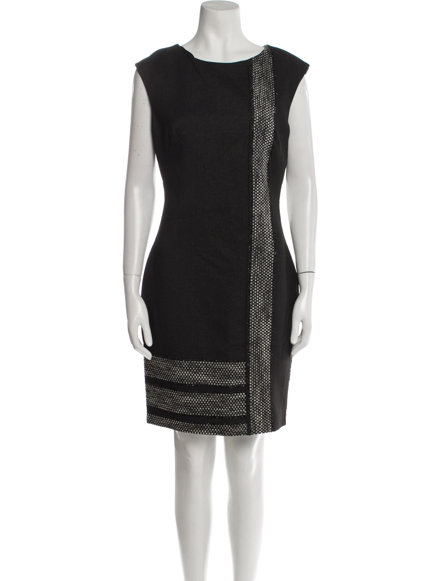 Frankie Morello Bateau Neckline Mini Dress