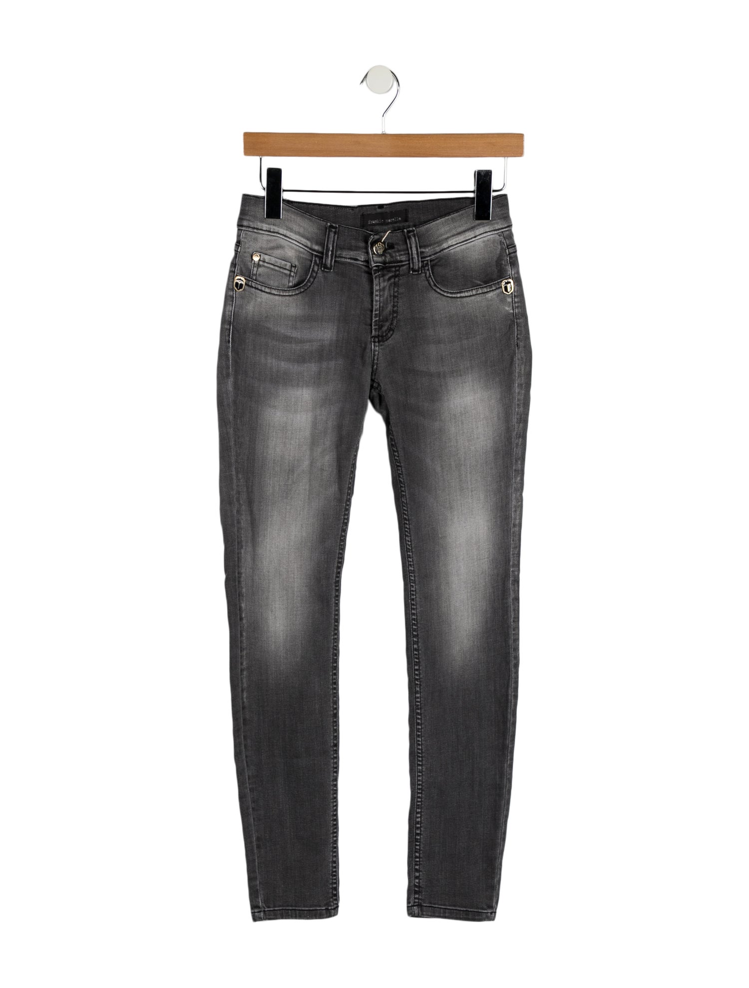 Frankie Morello Low-Rise Skinny Leg Jeans