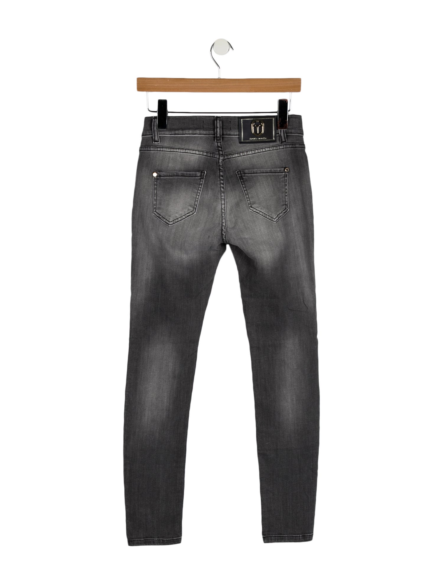 Frankie Morello Low-Rise Skinny Leg Jeans