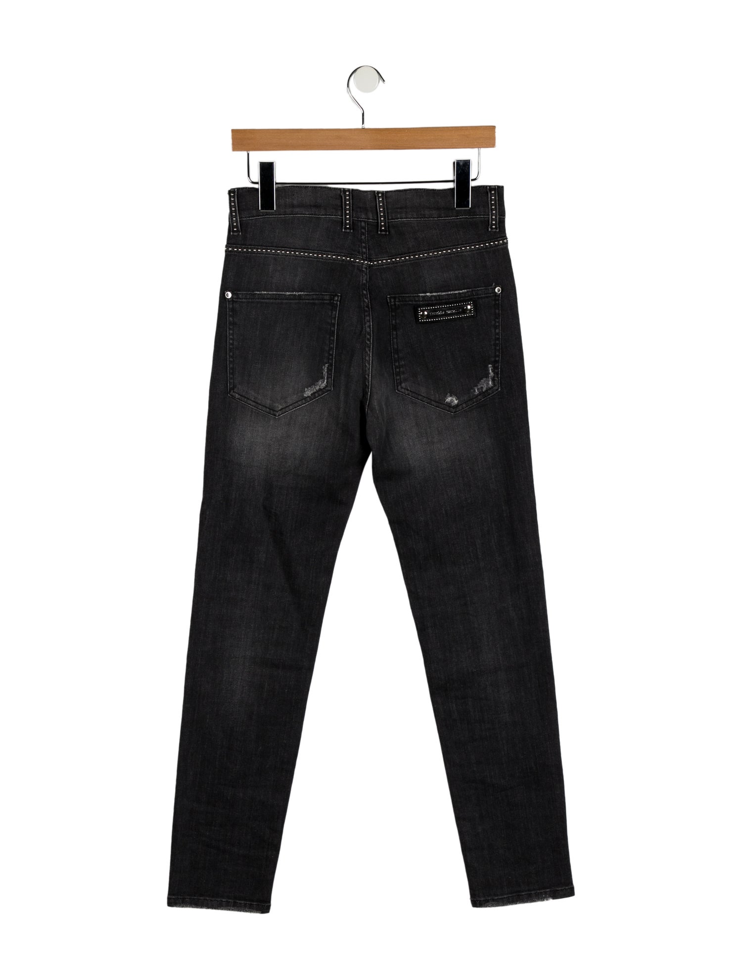 Frankie Morello High-Rise Straight Leg Jeans