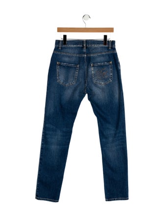 Frankie Morello Mid-Rise Straight Leg Jeans