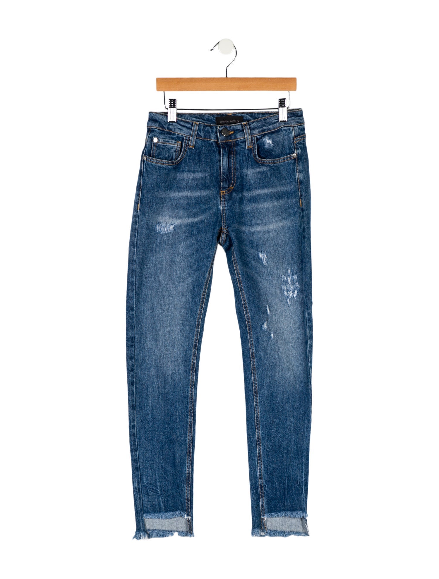 Frankie Morello Low-Rise Skinny Leg Jeans
