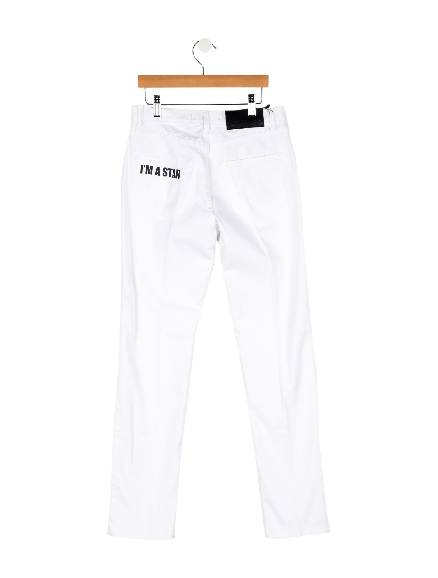Frankie Morello Low-Rise Straight Leg Jeans