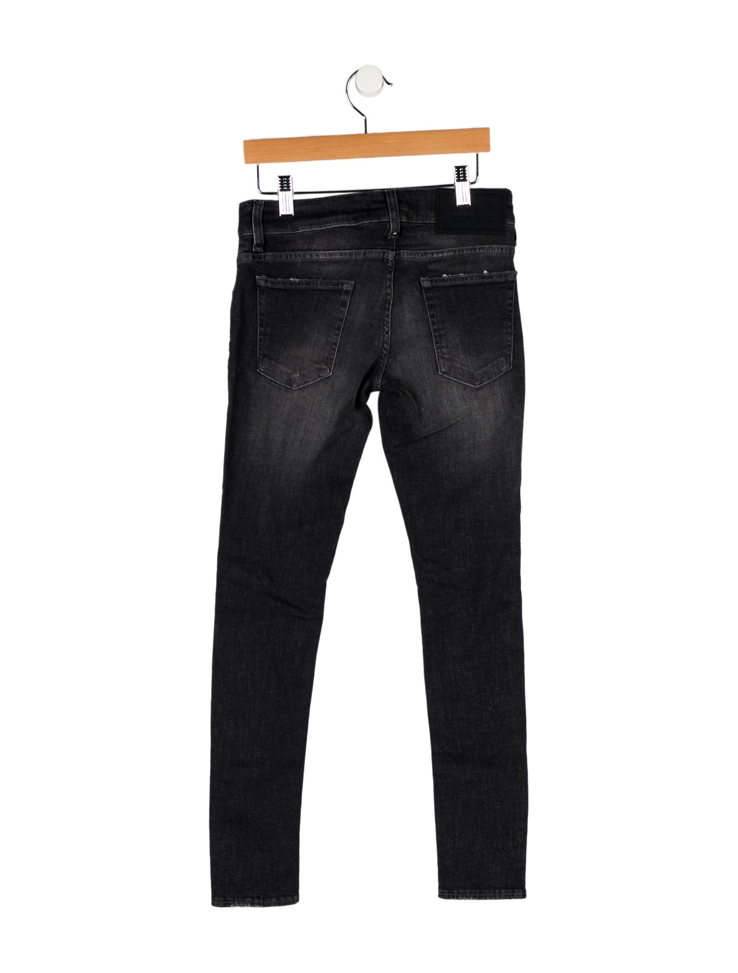 Frankie Morello Low-Rise Skinny Leg Jeans