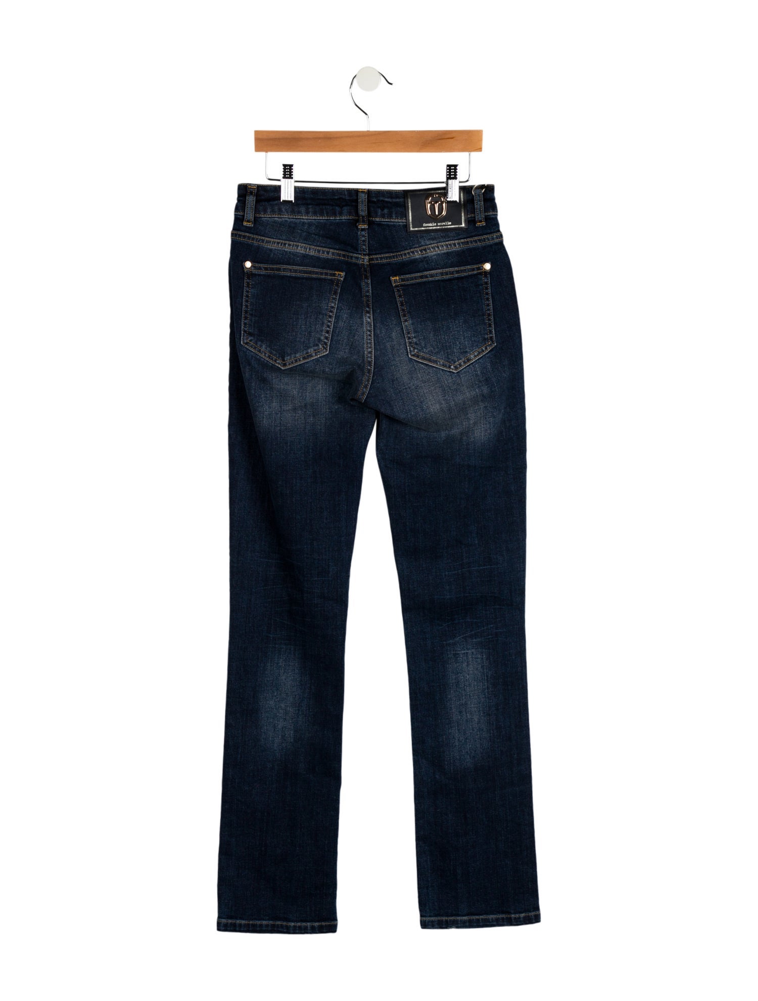Frankie Morello Mid-Rise Straight Leg Jeans