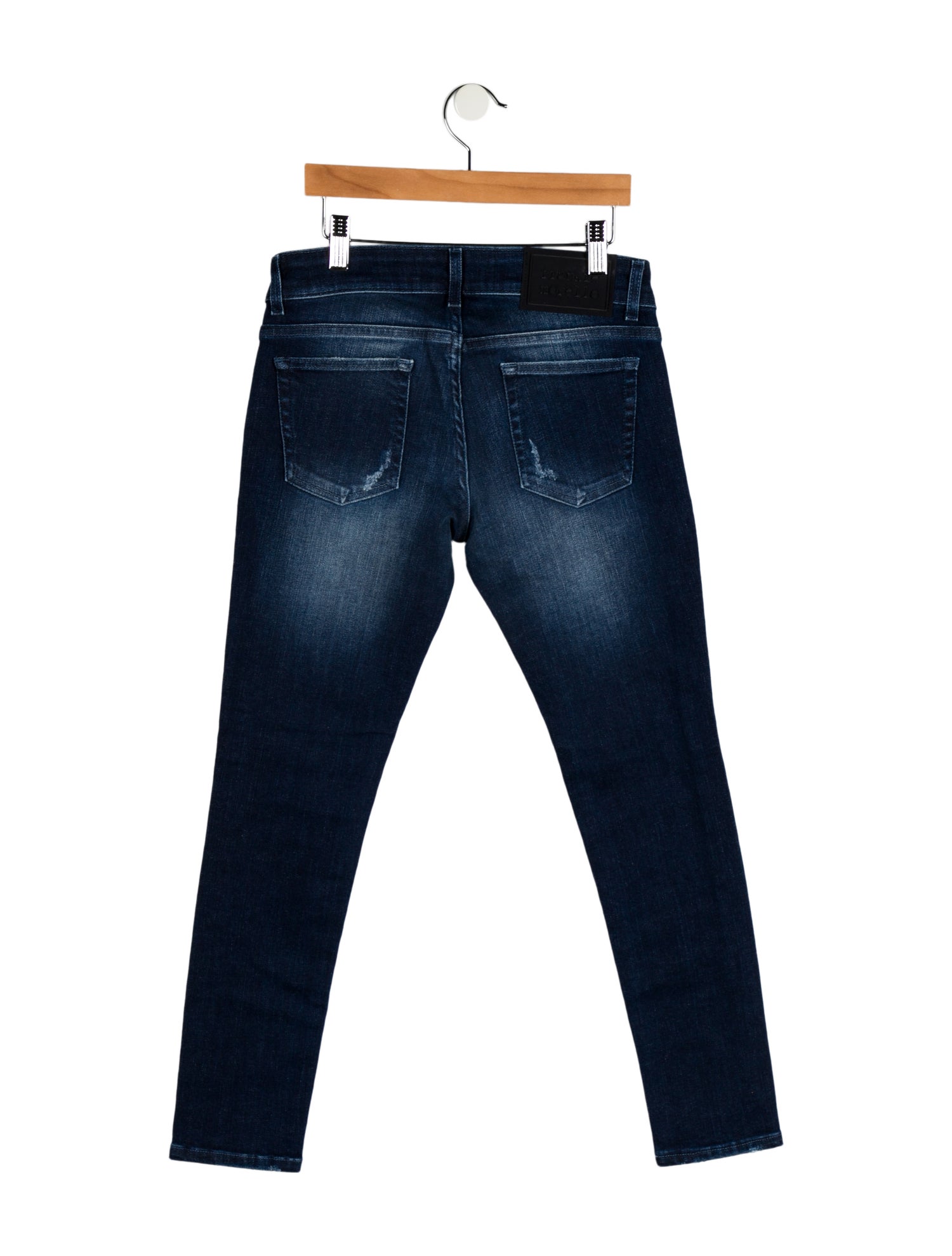 Frankie Morello Low-Rise Skinny Leg Jeans