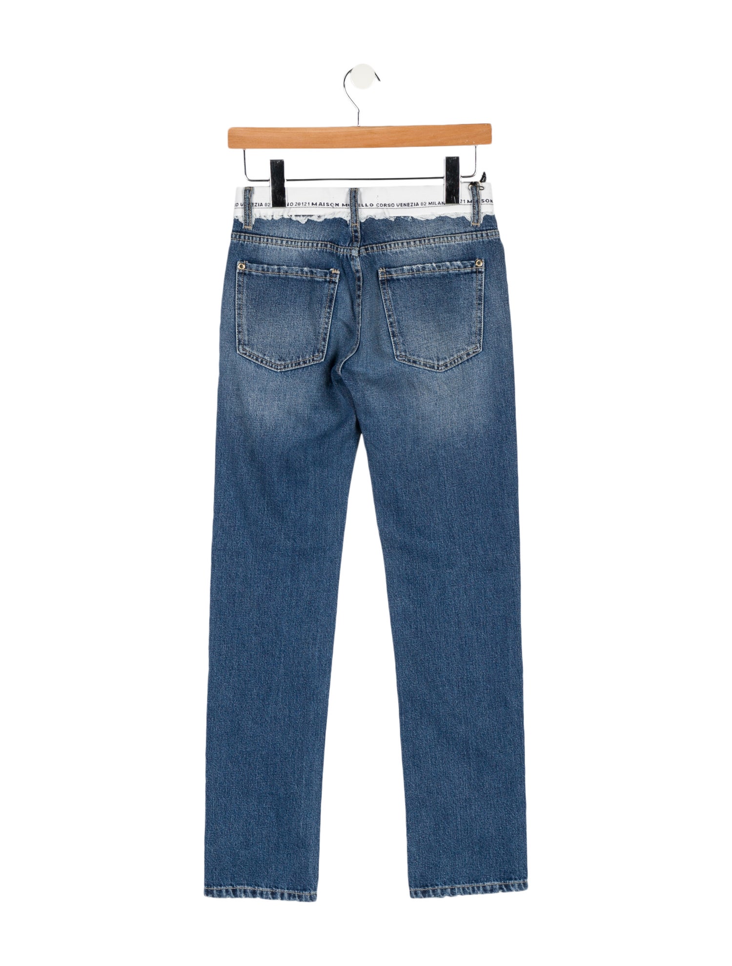 Frankie Morello Mid-Rise Straight Leg Jeans