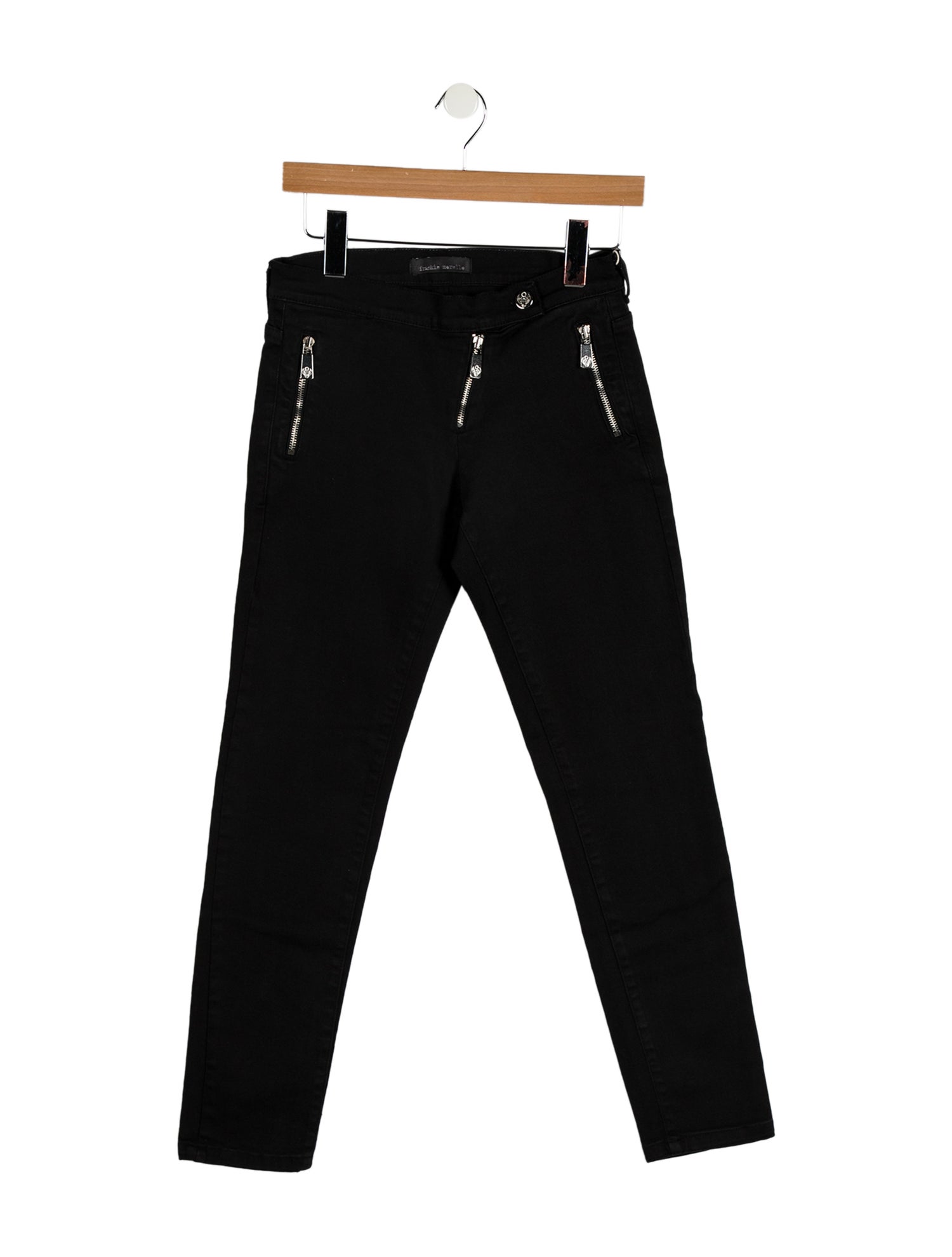 Frankie Morello Low-Rise Skinny Leg Jeans