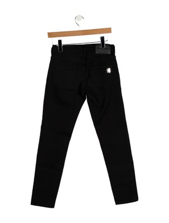 Frankie Morello Low-Rise Skinny Leg Jeans