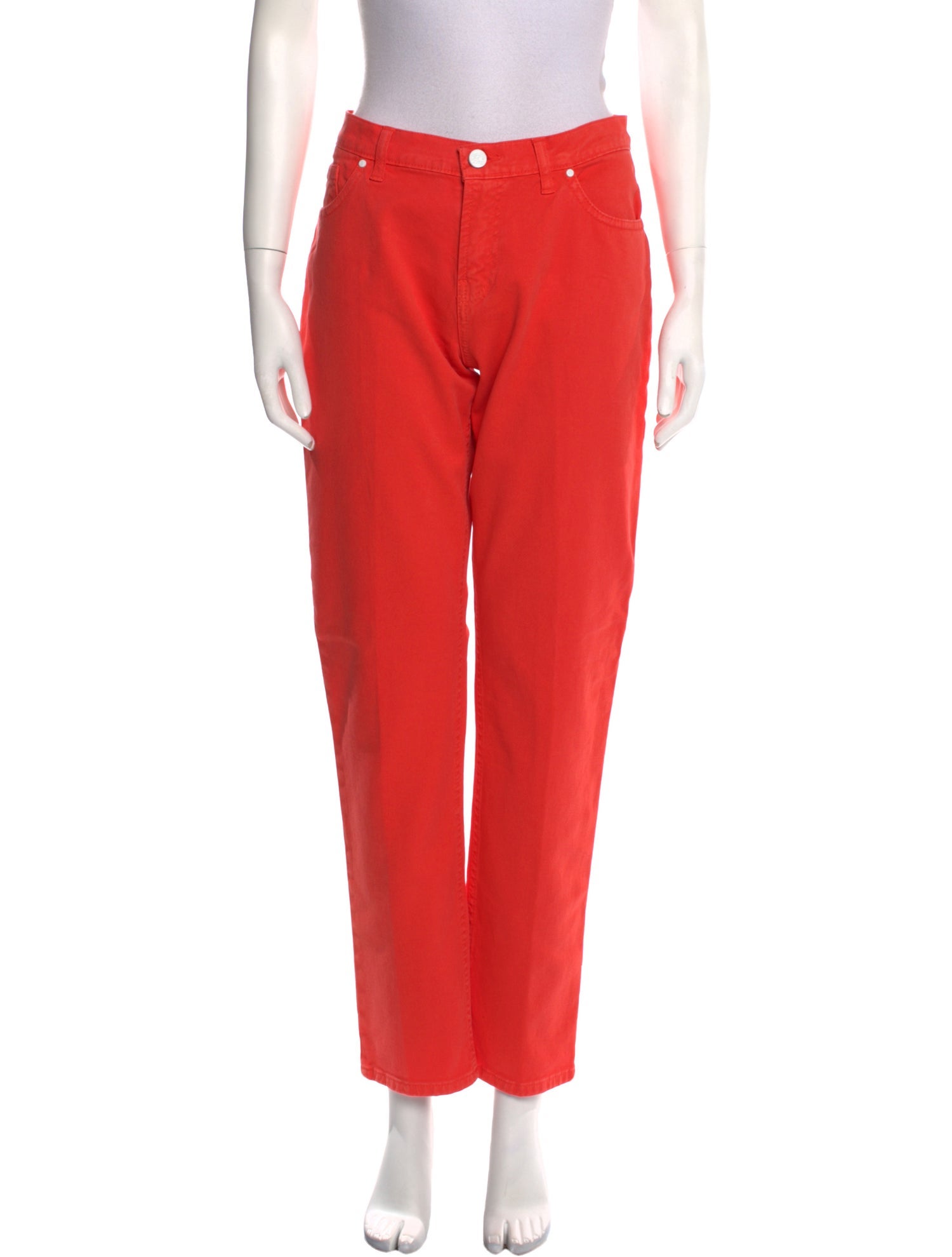 Frankie Morello Mid-Rise Straight Leg Jeans