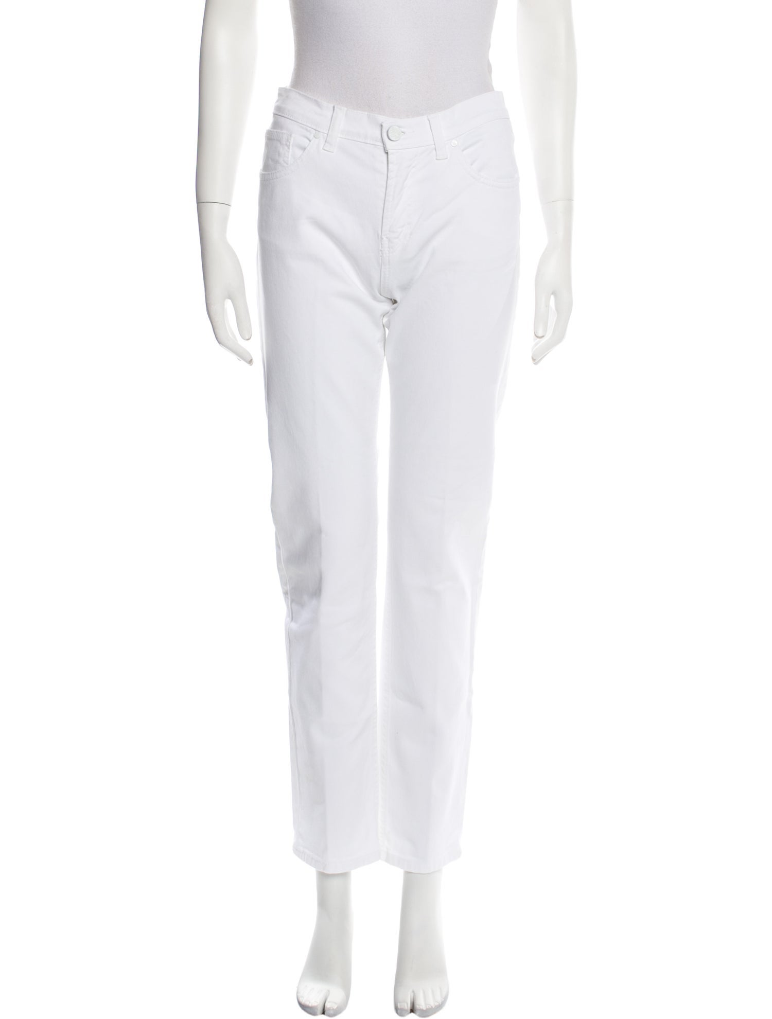 Frankie Morello Mid-Rise Straight Leg Jeans