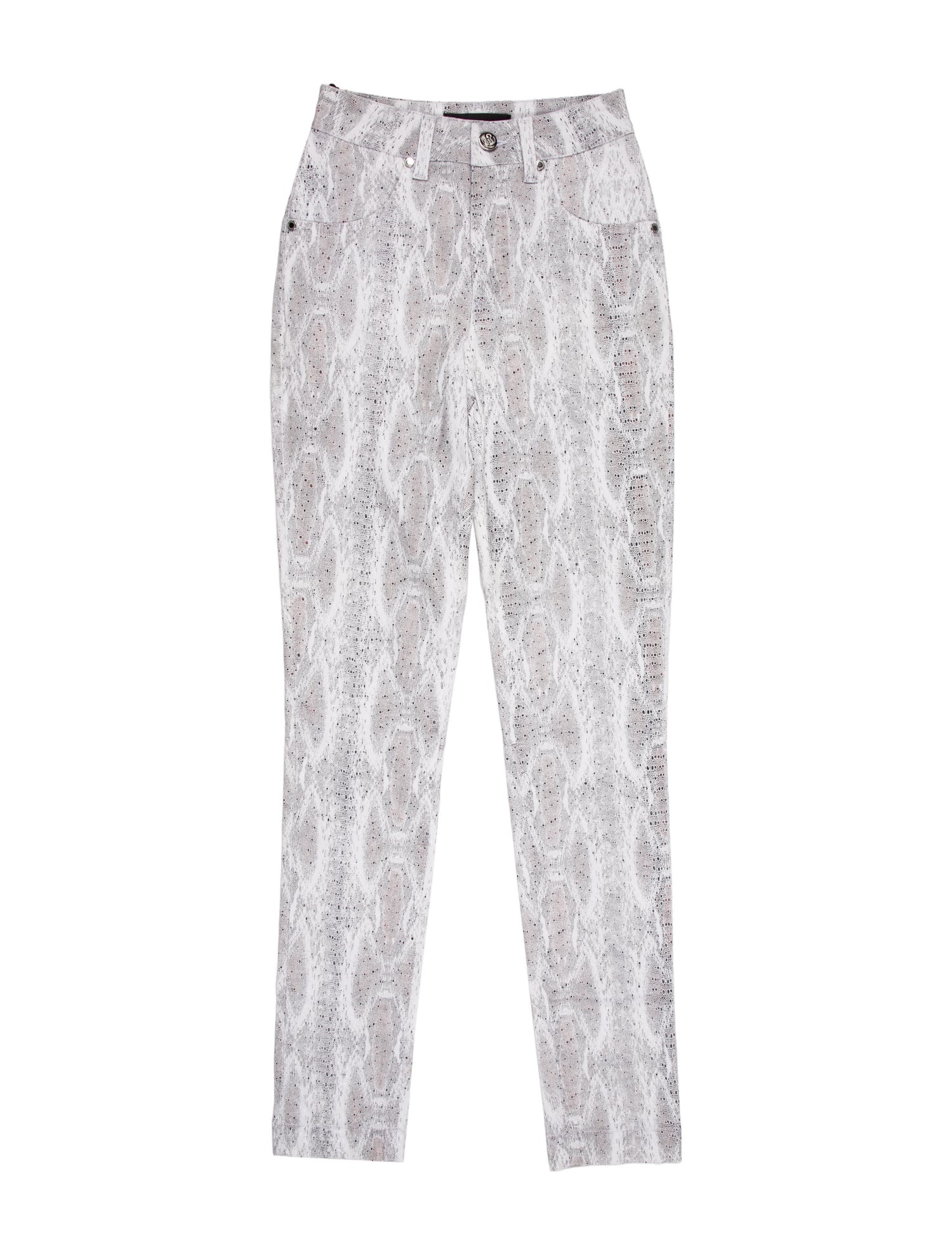 Frankie Morello Printed Skinny Leg Pants
