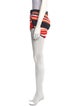 Frankie Morello Striped Mini Shorts