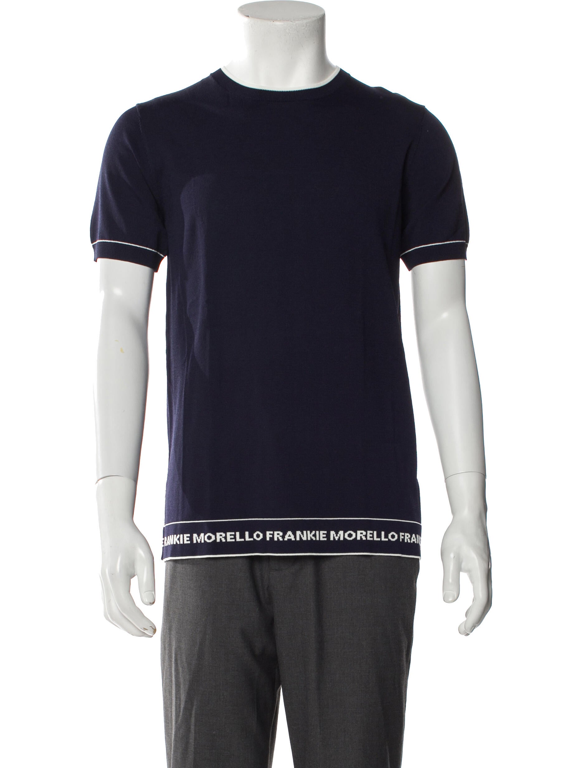 Frankie Morello Printed Crew Neck T-Shirt w/ Tags