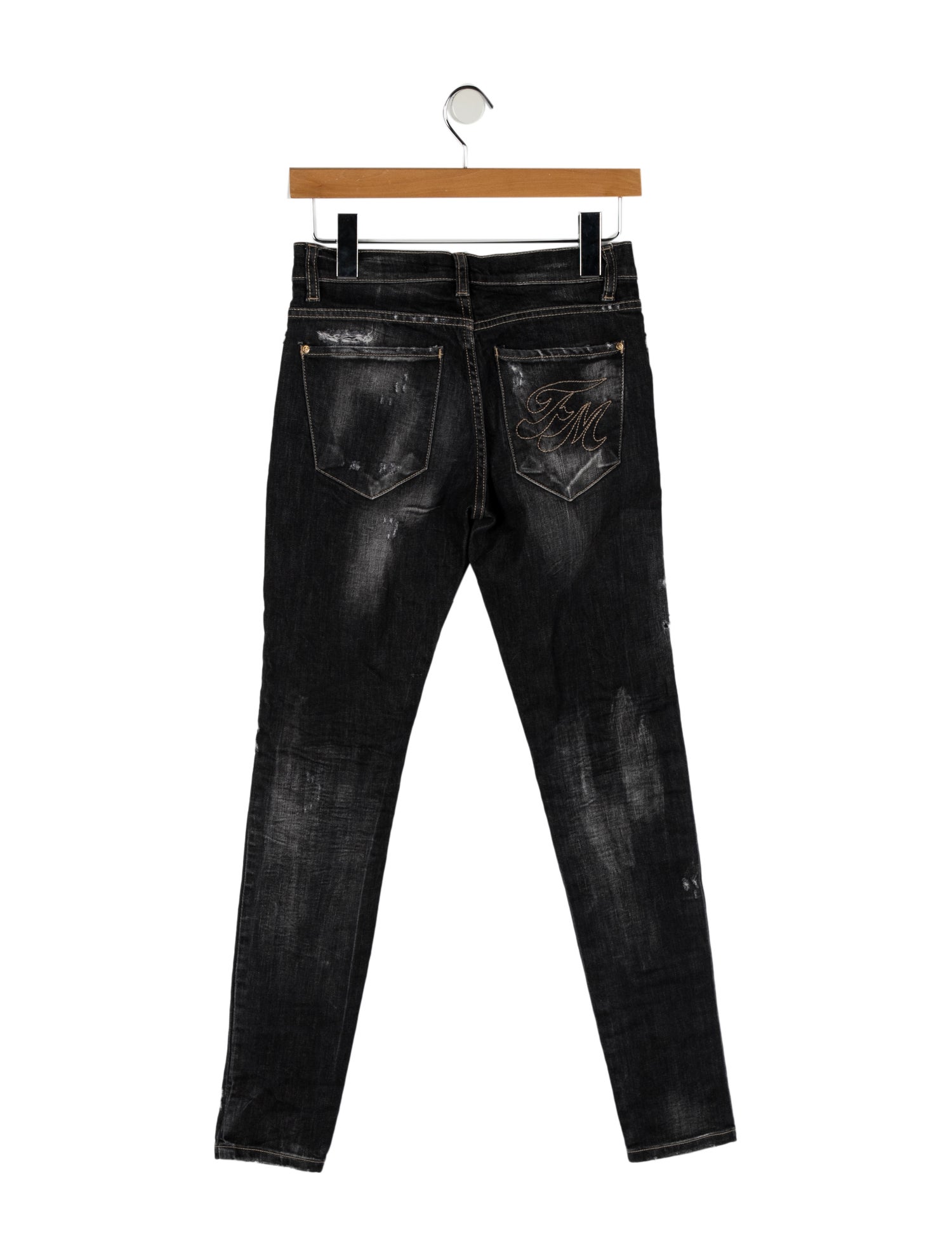 Frankie Morello Mid-Rise Skinny Leg Jeans