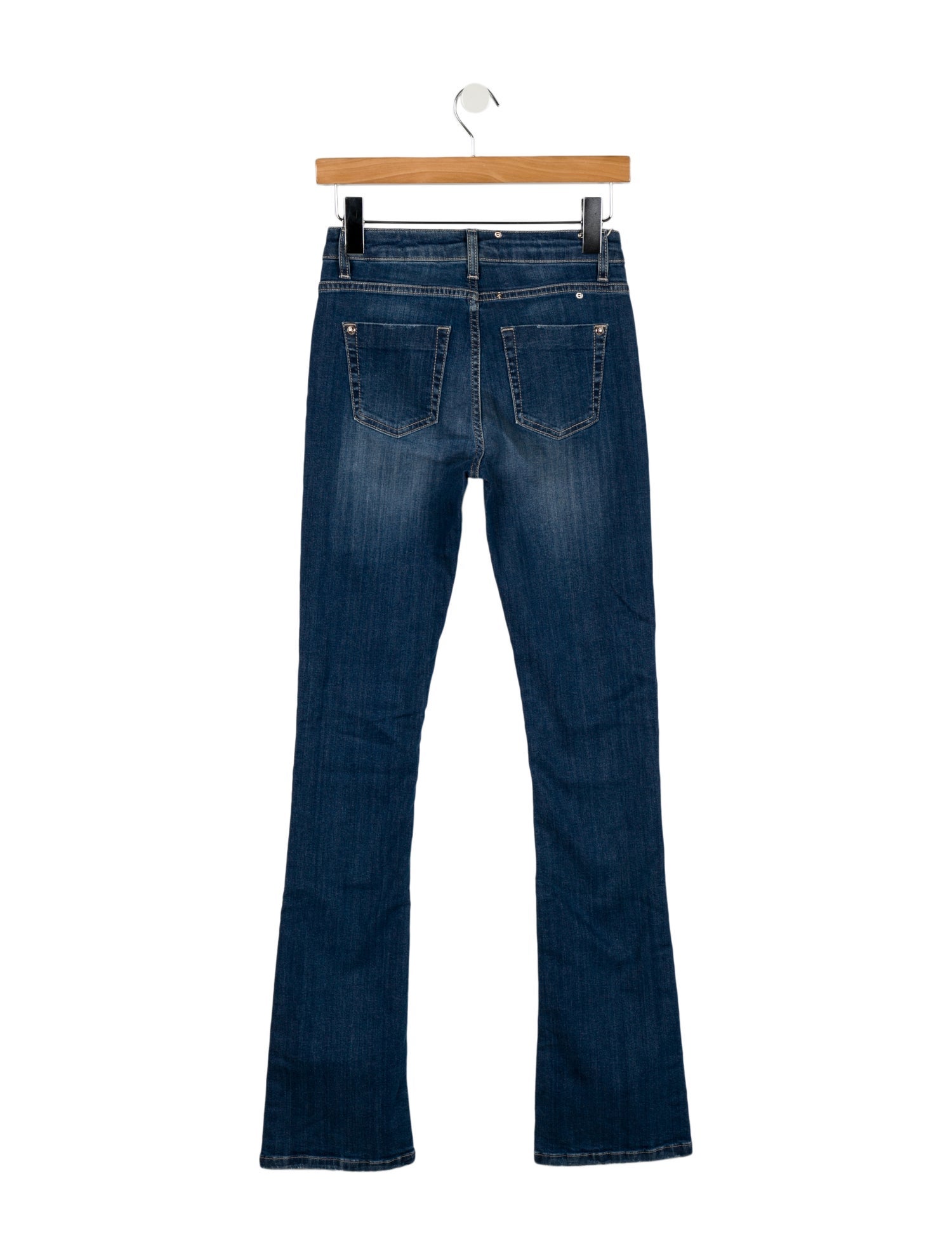 Frankie Morello Mid-Rise Straight Leg Jeans