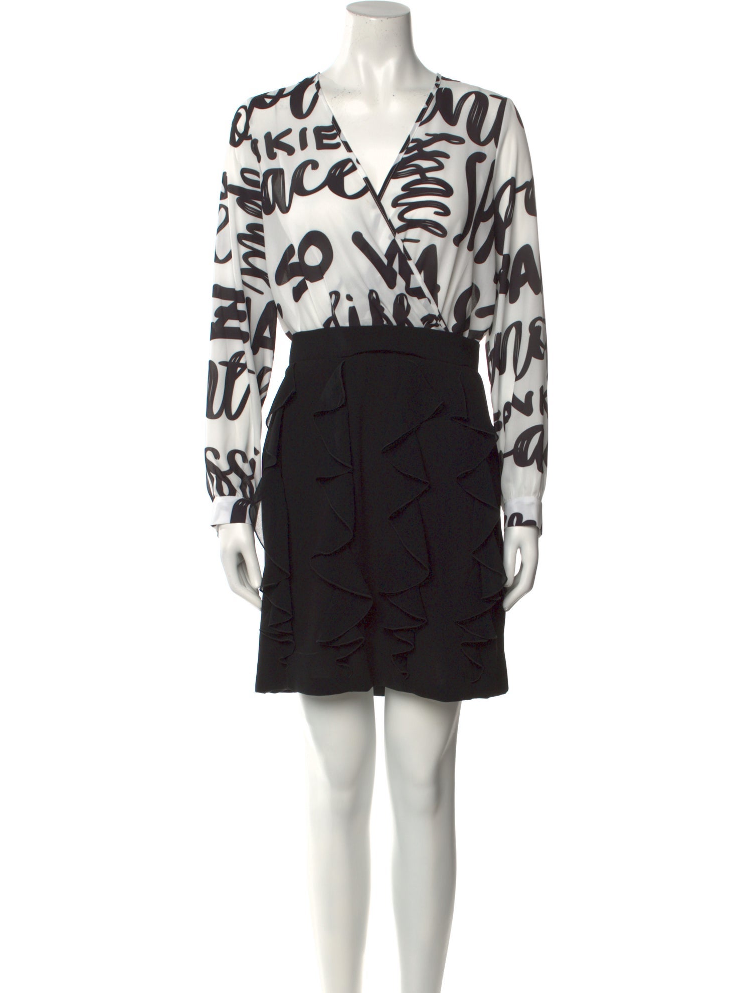 Frankie Morello Printed Mini Dress