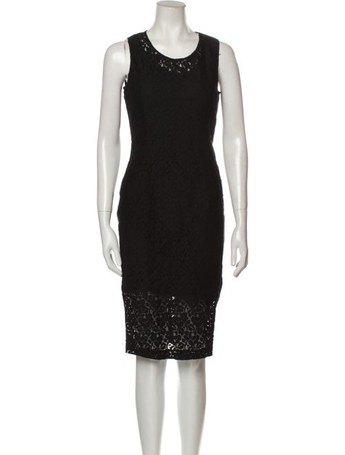 Frankie Morello Scoop Neck Knee-Length Dress