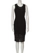 Frankie Morello Scoop Neck Knee-Length Dress