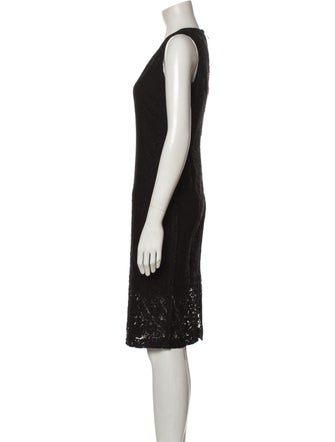 Frankie Morello Scoop Neck Knee-Length Dress