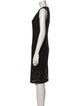 Frankie Morello Scoop Neck Knee-Length Dress