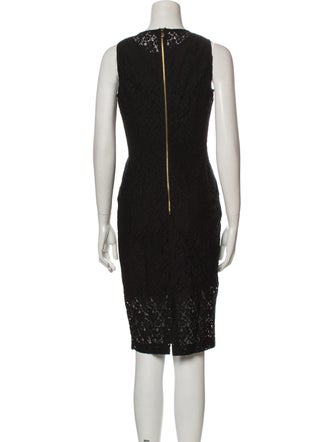 Frankie Morello Scoop Neck Knee-Length Dress