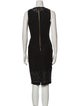 Frankie Morello Scoop Neck Knee-Length Dress