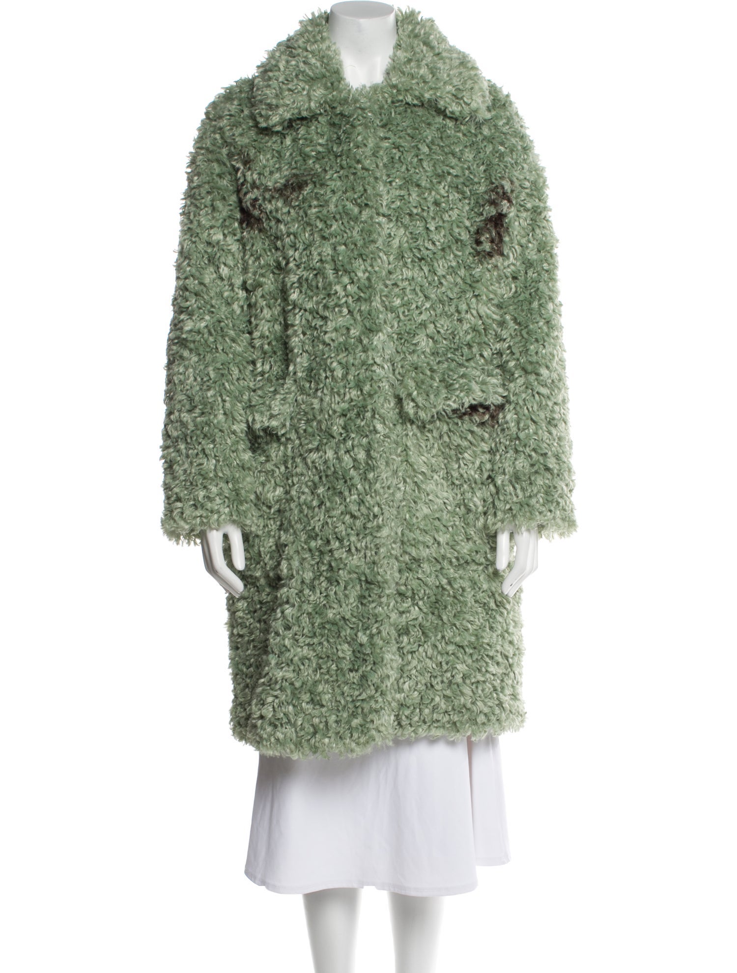 Frankie Morello Faux Fur Coat