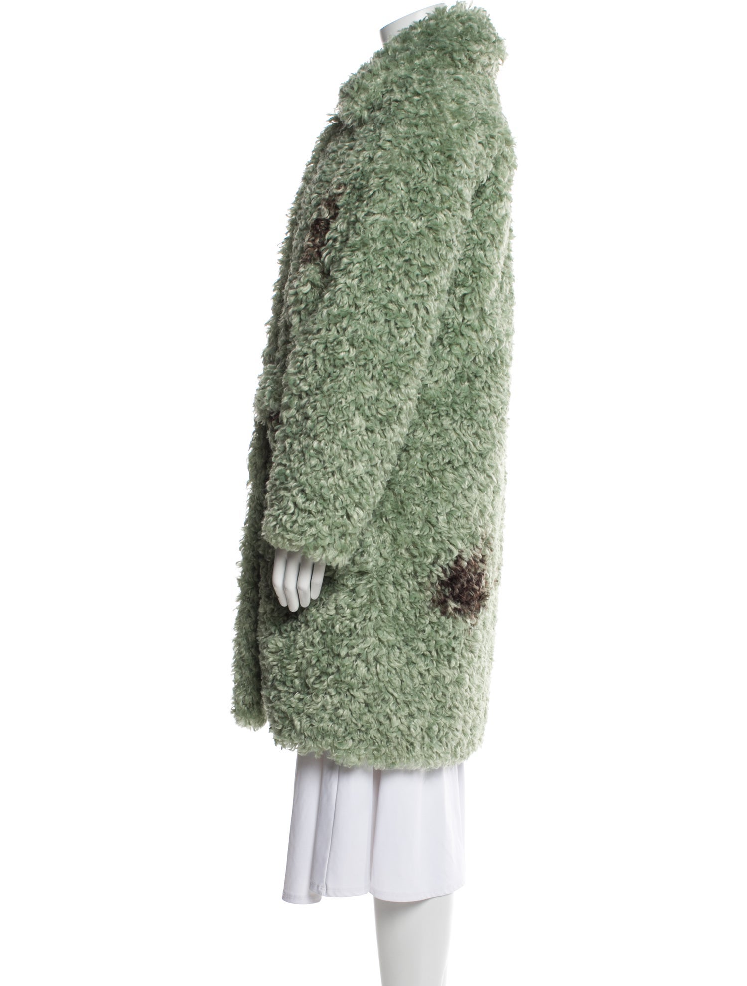 Frankie Morello Faux Fur Coat