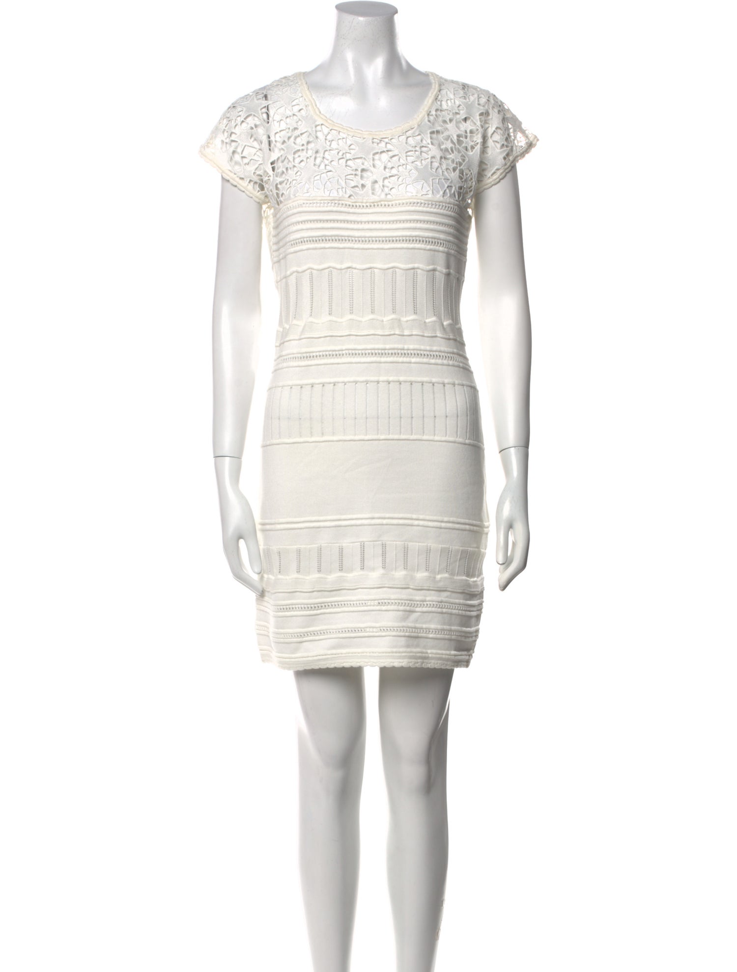 Frankie Morello Striped Mini Dress