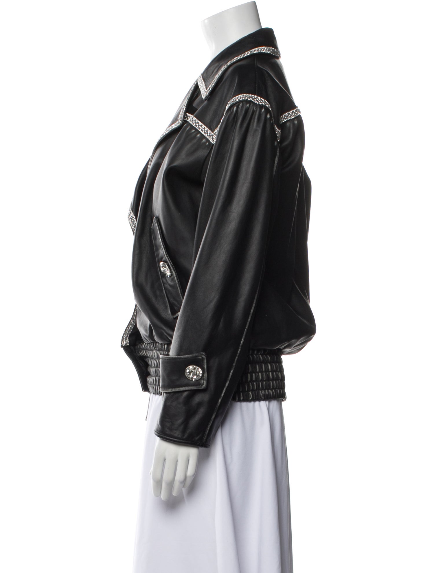 Frankie Morello Leather Biker Jacket